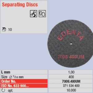 7008-220UM 10x disque à séparer - fibré renforcé